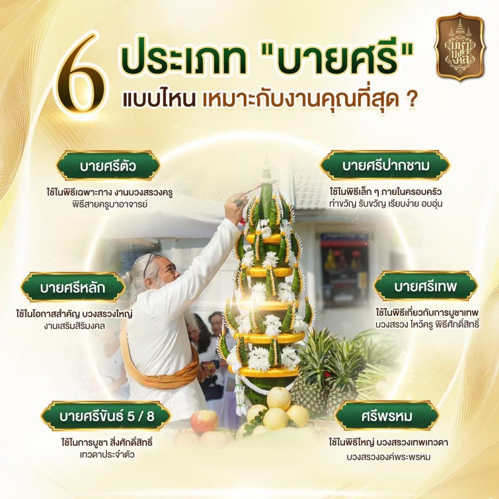 บายศรีมีกี่ประเภท